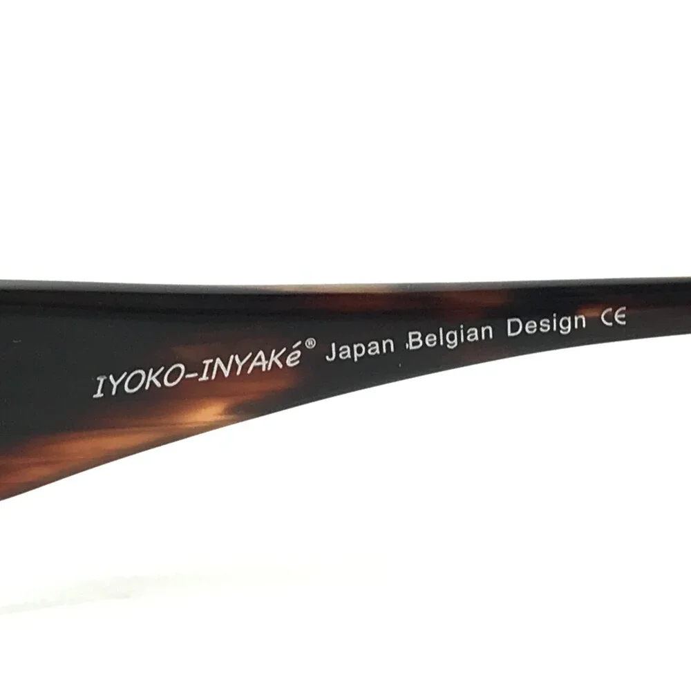 Iyoko-Inyake Eyeglasses Frames IY 258 Col.17 Brown Rectangular 56-16-138
